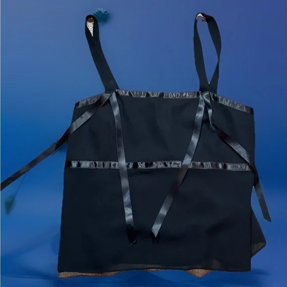 Elegant Black Stanley Scott tank top size 16 NWT New Plus Size - Picture 5 of 7